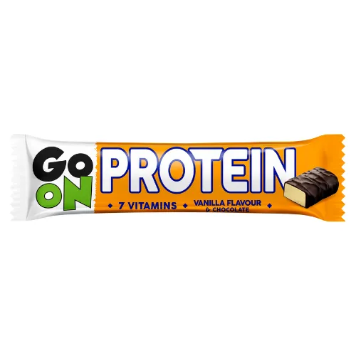 Baton proteinowy 20% GO ON waniliowy 50g