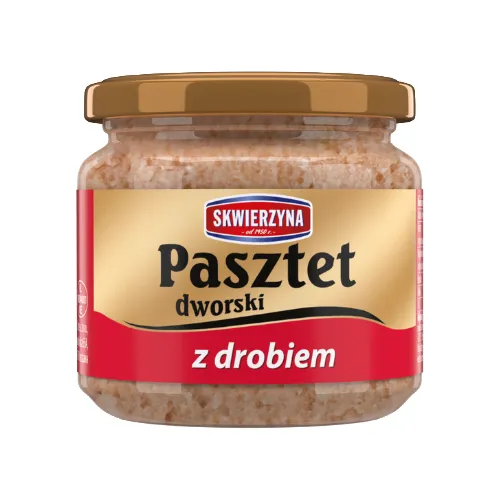 Skwierzyna Pasztet Dworski z Drobiem w Słoiku 160g