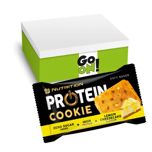 Go On Ciastko Proteinowe Sernikowe z Cytryną 50g - zestaw 18 sztuk