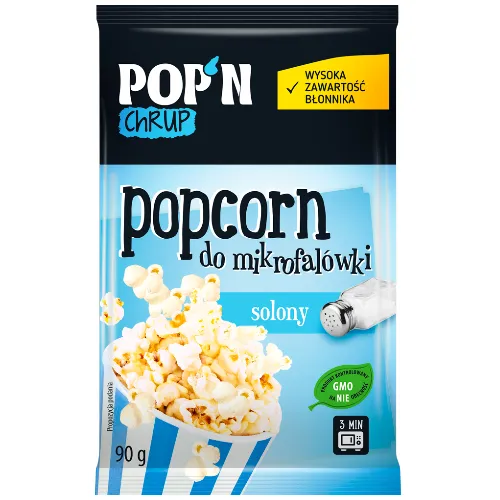 Popcorn do Mikrofalówki z Solą 90g