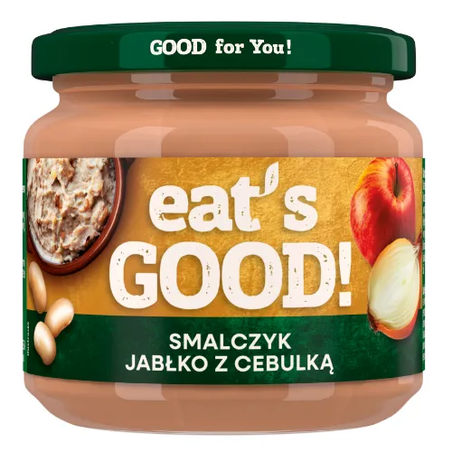 Smalczyk Wegański Eat's Good z Jabłkiem i Cebulką 175g