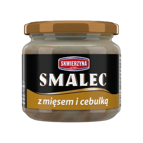 Skwierzyna Smalec z Mięsem i Cebulką w Słoiku 150g