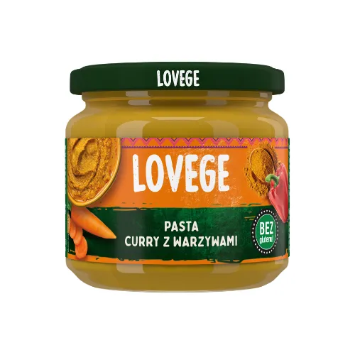 Lovege Pasta Curry z Warzywami 170g
