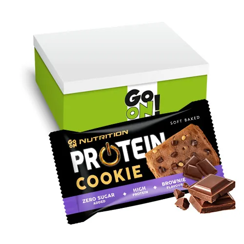 Go On Nutrition Ciastko Proteinowe Brownie 50g - zestaw 18 sztuk