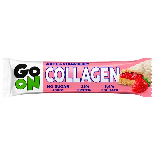 Go On Collagen Strawberry Bar 45g