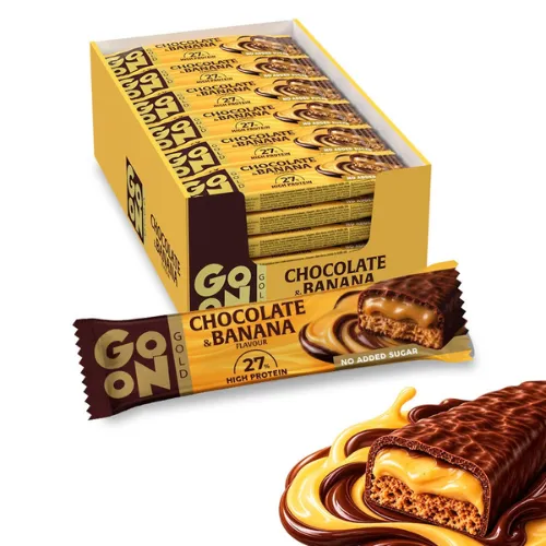 Go On Gold Baton Proteinowy Chocolate Banana 45g - zestaw 24 sztuki