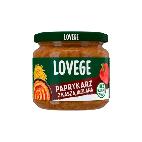 Paprykarz Wegański Lovege z kaszą jaglaną 180g