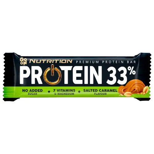 Baton proteinowy 33% słony karmel 50g