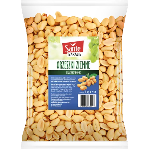 Prażone Orzeszki Ziemne Solone 1kg