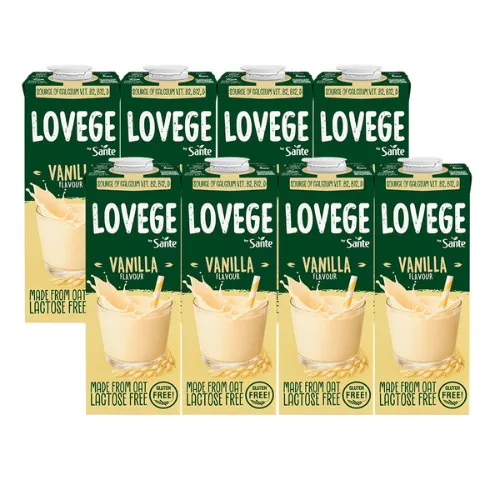 Napój Lovege Waniliowy 1l bez glutenu  Zestaw 8 sztuk