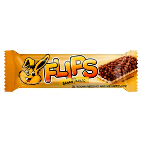 Flips Baton o Smaku  Banan-Kakao 25g
