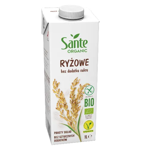 Napój Sante Organic Ryżowy Bez Dodatku Cukru 1l