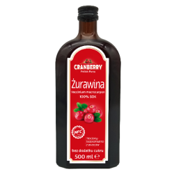 Cranberry Polish Farm Sok Żurawinowy 100% 0,5l