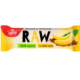 Baton RAW Bananowo - Kakaowy 35g
