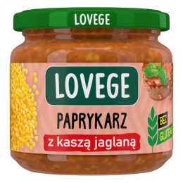 Paprykarz Wegański Lovege z kaszą jaglaną 180g