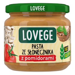 Lovege Pasta ze Słonecznika z Pomidorami w Słoiku 175g