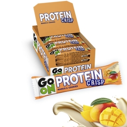 Go On Baton Proteinowy Crisp Mango 45g - zestaw 24 sztuki