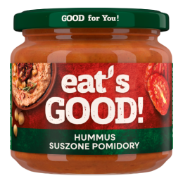 Hummus z suszonymi pomidorami Eat's Good w słoiku 180g