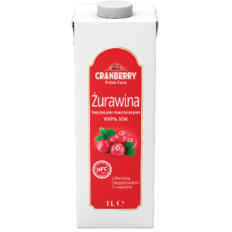 Cranberry Polish Farm Sok Żurawinowy 1l 100%