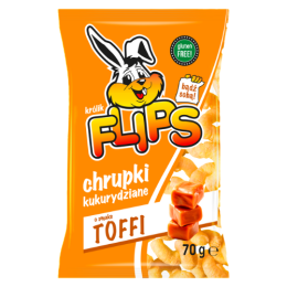 Flips chrupki kukurydziane o smaku Toffi 70g