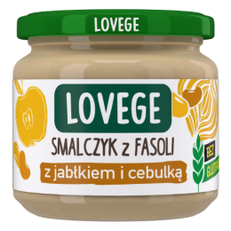 Smalczyk Wegański Lovege z Jabłkiem i Cebulką 175g