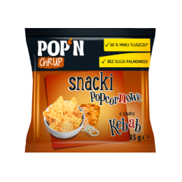 POP'N CHRUP Snacki Popcornowe Kebab 35g