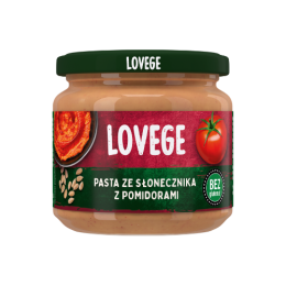 Lovege Pasta ze Słonecznika z Pomidorami w Słoiku 175g