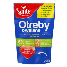 Otręby owsiane wysokobłonnikowe 200g Premium