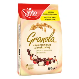 Granola z Białą Czekoladą i Truskawkami 350g