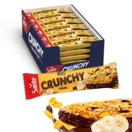 Baton Big Crunchy Bananowy w Czekoladzie 50g  - zestaw 20 sztuk