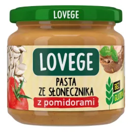 Lovege Pasta ze Słonecznika z Pomidorami w Słoiku 175g