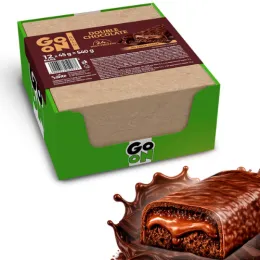 Go On Gold Baton Proteinowy Double Chocolate 45g - zestaw 12 sztuk