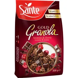 Granola Gold Brownie Wiśnia 300g