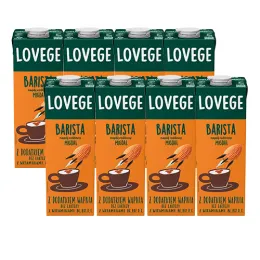Napój Lovege Dla Baristów Migdałowy 1l - zestaw 8 sztuk