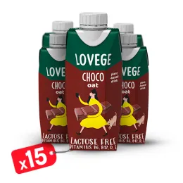 Napój Lovege Czekoladowy 0,33 l-zestaw 15 sztuk