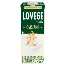 Napój Lovege Owsiany Bez Dodatku Cukru 1l