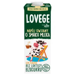 Napój Lovege Owsiany o Smaku Mleka 1l