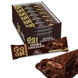 Go On Gold Baton Proteinowy Double Chocolate 45g - zestaw  24 sztuki