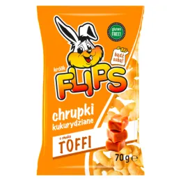 Flips chrupki kukurydziane o smaku Toffi 70g