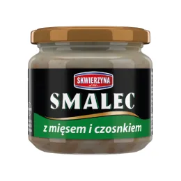 Skwierzyna Smalec z Mięsem i Czosnkiem w Słoiku 150g