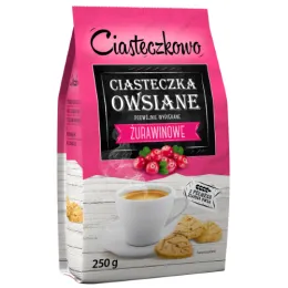 Ciasteczka owsiane Ciasteczkowo żurawinowe 250g