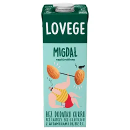 Napój Lovege Migdałowy Bez Dodatku Cukru 1l