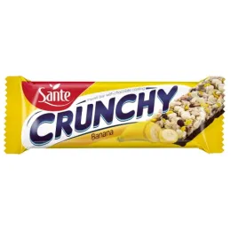 Baton Crunchy bananowy podlany czekoladą 40g