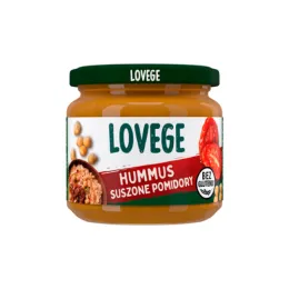 Hummus z suszonymi pomidorami Lovege w słoiku 180g