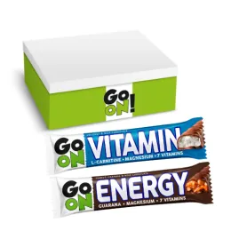 Go On Baton Vitamin/Energy 45g MIX - zestaw 24 sztuki