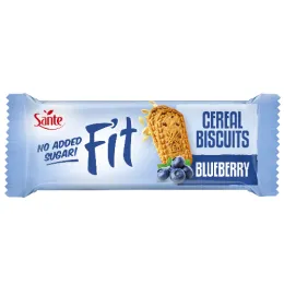 Fit Ciasteczka Zbożowe z Jagodą Bez Dodatku Cukru 50g
